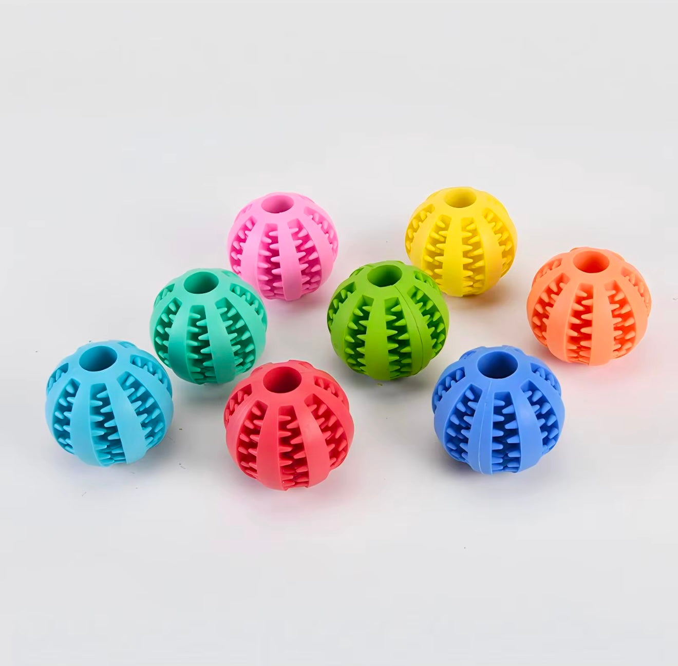 Dog Toy Interactive Durable Soft Rubber Ball