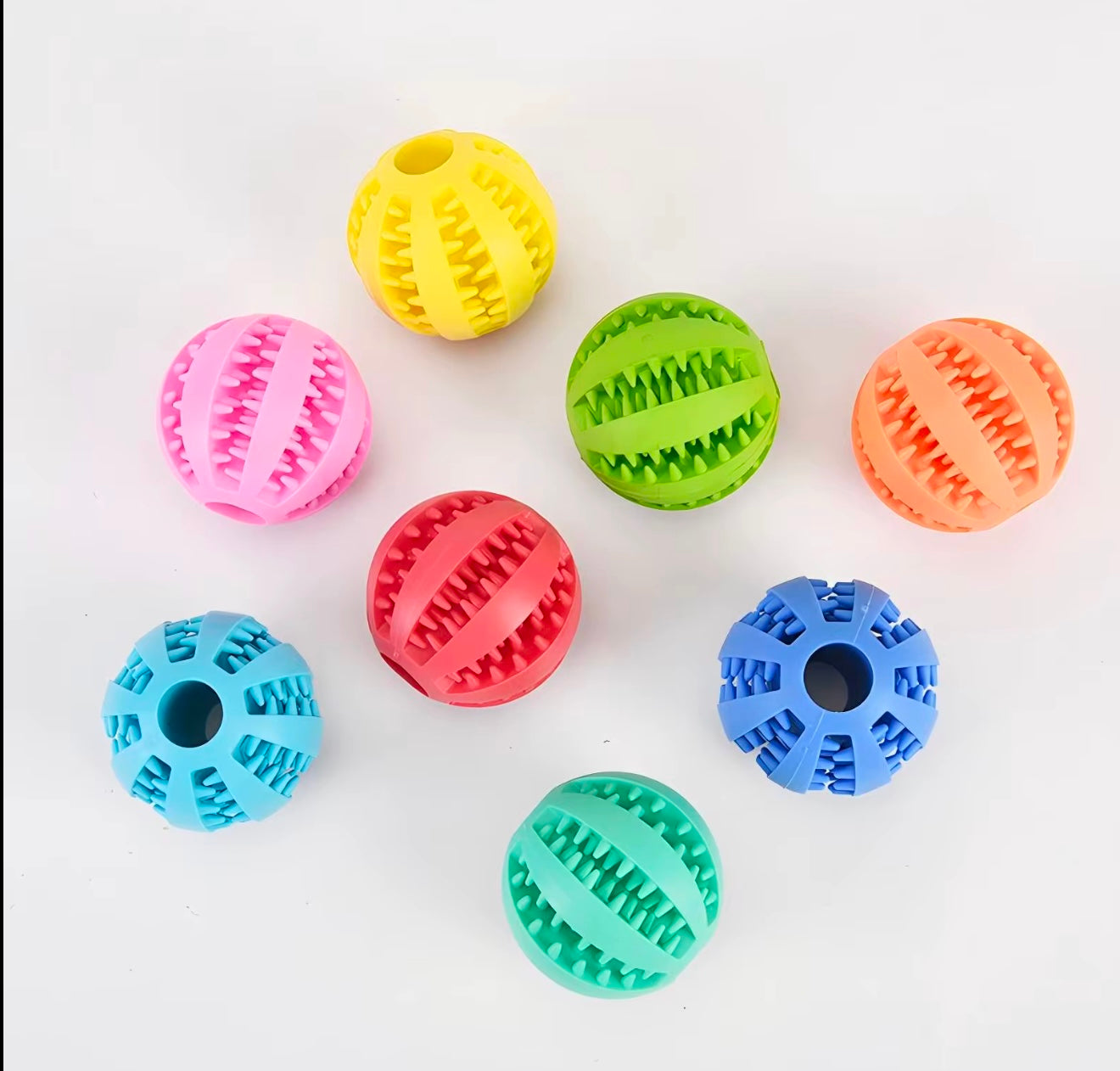 Dog Toy Interactive Durable Soft Rubber Ball