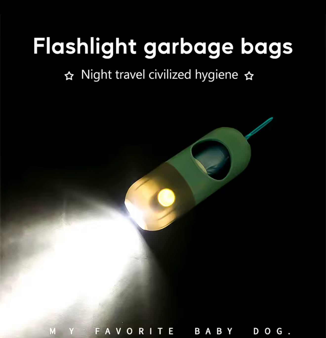 Led Light Dog Poop Bags Dispenser